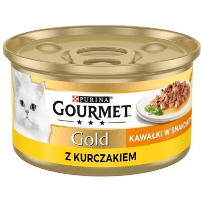 Purina GOURMET Gold Sauce Delights Chicken, Kissan märkäruoka, Adult, 85 g Purina GOURMET Gold Sauce Delights Chicken, Kissan märkäruoka, Adult, 85 g