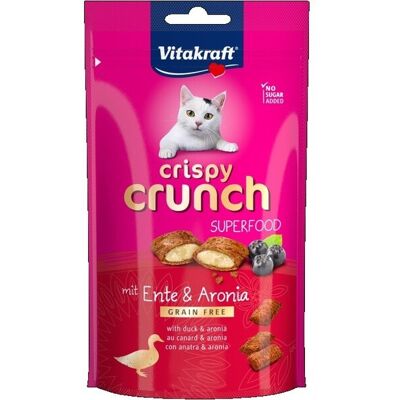 Vitakraft Crispy Crunch Duck with Chokeberry, Adult, Herkkä ruoansulatus, 60 g Vitakraft Crispy Crunch Duck with Chokeberry, Adult, Herkkä ruoansulatus, 60 g