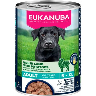 Eukanuba Life Care Chicken and Lamb with Potatoes, Koiran märkäruoka, Adult, 400 g Eukanuba Life Care Chicken and Lamb with Potatoes, Koiran märkäruoka, Adult, 400 g