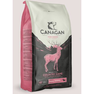 Canagan Country Game Small Breed, Koiran kuivaruoka, Puppies & Adults, Viljaton, 2 kg Canagan Country Game Small Breed, Koiran kuivaruoka, Puppies & Adults, Viljaton, 2 kg
