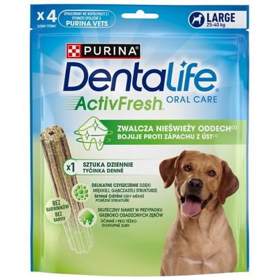 Purina DentaLife Active Fresh Large, Koiran hammashoitopala, Adult, 142 g Purina DentaLife Active Fresh Large, Koiran hammashoitopala, Adult, 142 g