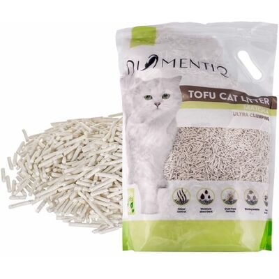 DIAMENTIQ Tofu Matcha Ultra -paakkuuntuva kissanhiekka, hajustettu, biohajoava, 4 kg DIAMENTIQ Tofu Matcha Ultra -paakkuuntuva kissanhiekka, hajustettu, biohajoava, 4 kg