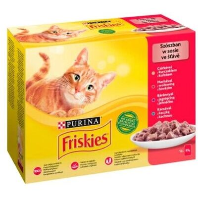 Purina Friskies Mix Kissanruoka - Aikuinen - Kana Nauta Karitsa Ankka Purina Friskies Mix Kissanruoka - Aikuinen - Kana Nauta Karitsa Ankka
