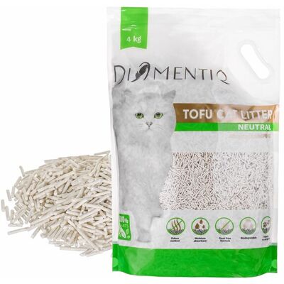 Diamentiq Tofu Neutraali Superklumpuva - Kasvipohjainen kissanhiekka - 4kg Diamentiq Tofu Neutraali Superklumpuva - Kasvipohjainen kissanhiekka - 4kg