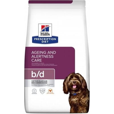 Hill's Prescription Diet Canine b/d Ikääntymisen ja Valppautta Hoito Kuiva - Ikääntymisen ja Valppautta b/d kanalla koiran kuiva ruoka (12kg) Hill's Prescription Diet Canine b/d Ikääntymisen ja Valppautta Hoito Kuiva - Ikääntymisen ja Valppautta b/d kanalla koiran kuiva ruoka (12kg)