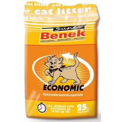 Super Benek Harmaa Kissanhiekka - 25 L - Haju poistaja Super Benek Harmaa Kissanhiekka - 25 L - Haju poistaja