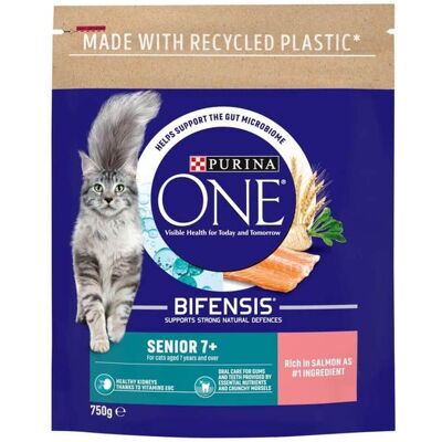 Purina Nestle One Bifensis Senior 7+ Rich in Chicken, Kissan kuivaruoka, 750 g Purina Nestle One Bifensis Senior 7+ Rich in Chicken, Kissan kuivaruoka, 750 g