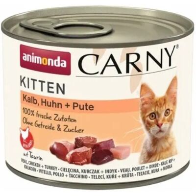 Animonda Carny Kitten Märkä Kissanruoka Vasikka, Kana & Kalkkuna - 200g Animonda Carny Kitten Märkä Kissanruoka Vasikka, Kana & Kalkkuna - 200g