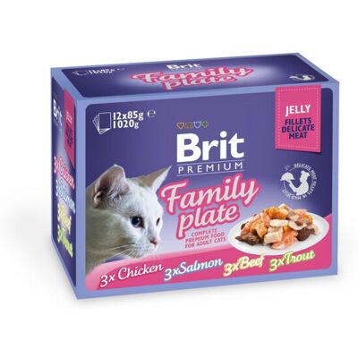 Brit Premium by Nature Kissan herkulliset fileet gelatinessa Perhepakkaus Brit Premium by Nature Kissan herkulliset fileet gelatinessa Perhepakkaus