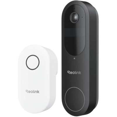 Reolink Video Doorbell Wi-Fi - Video-ovikello, Musta Reolink Video Doorbell Wi-Fi - Video-ovikello, Musta