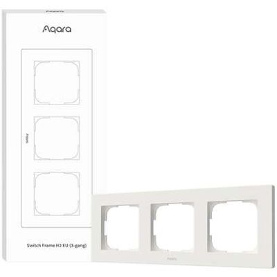 Aqara Switch Frame H2 (3-osainen) - Kytkinrunko, Valkoinen Aqara Switch Frame H2 (3-osainen) - Kytkinrunko, Valkoinen