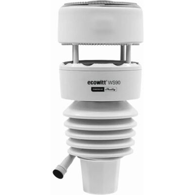 Ecowitt WS90 - 7-in-1 weather station Power by Shelly Ecowitt WS90 - 7-in-1 weather station Power by Shelly