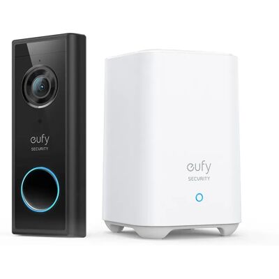 Eufy Turvallisuus Video-oviopastin 2K - Musta, Valkoinen - Langaton, Paristokäyttöinen Eufy Turvallisuus Video-oviopastin 2K - Musta, Valkoinen - Langaton, Paristokäyttöinen