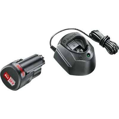 Bosch 12 voltin aloitussarja 1,5 Ah akulla ja GAL 1210 CV -laturilla Bosch 12 voltin aloitussarja 1,5 Ah akulla ja GAL 1210 CV -laturilla