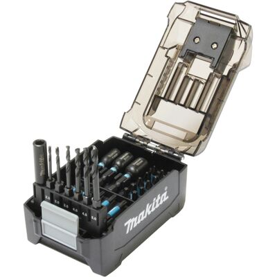 Makita - Impact Black 31-osainen pora- ja teräsarja, musta, 1/4", iskuporakoneille, akkukotelossa Makita - Impact Black 31-osainen pora- ja teräsarja, musta, 1/4", iskuporakoneille, akkukotelossa
