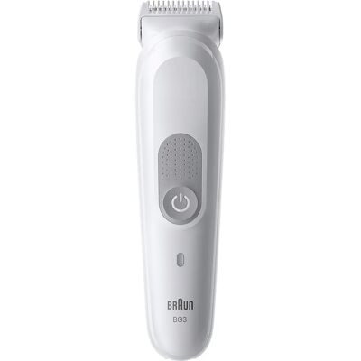 Braun Series 3 BG3500 märkä- ja kuiva-ajoon -vartalotrimmeri, Moonstone Grey Braun Series 3 BG3500 märkä- ja kuiva-ajoon -vartalotrimmeri, Moonstone Grey