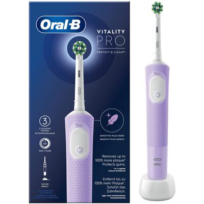 Oral-B Vitality Pro -sähköhammasharja, Lilac Violet Oral-B Vitality Pro -sähköhammasharja, Lilac Violet