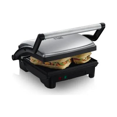 Russell Athletic Hobbs Cook@Home 3-in-1 -paninigrilli, grilli ja parila, 1800 W, Musta, Ruostumaton teräs Russell Athletic Hobbs Cook@Home 3-in-1 -paninigrilli, grilli ja parila, 1800 W, Musta, Ruostumaton teräs