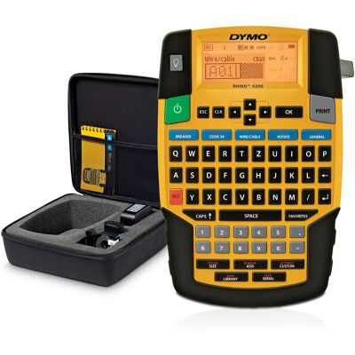 DYMO RHINO 4200 LABEL PRINTER GERM. DYMO RHINO 4200 LABEL PRINTER GERM.