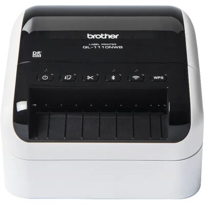 Brother QL-1110NWBC Barcode Label Printer Wide Format, Multiple Connection Options Brother QL-1110NWBC Barcode Label Printer Wide Format, Multiple Connection Options