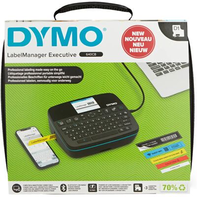Dymo LabelManager Executive 640CB -tarrakirjoitin, Value Pack (QWERTY) Dymo LabelManager Executive 640CB -tarrakirjoitin, Value Pack (QWERTY)