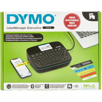 Dymo LabelManager Executive 640CB -tarrakirjoitin (QWERTY) Dymo LabelManager Executive 640CB -tarrakirjoitin (QWERTY)