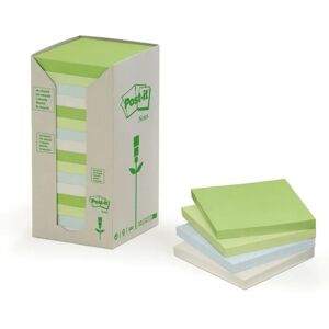 3M Post-it Recycled mix colors 76x76 100sh (16) 3M Post-it Recycled mix colors 76x76 100sh (16)