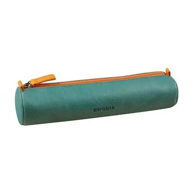 Rhodiarama Pyöreä keinonahkainen toilettilaukku - Oranssi - 5x21,5 cm Rhodiarama Pyöreä keinonahkainen toilettilaukku - Oranssi - 5x21,5 cm