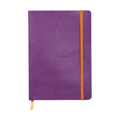 Rhodiarama soft A5 purple ruled ivory Rhodiarama soft A5 purple ruled ivory