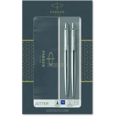 Parker Duoset Jotter CT BallPoint+Pencil silver Parker Duoset Jotter CT BallPoint+Pencil silver