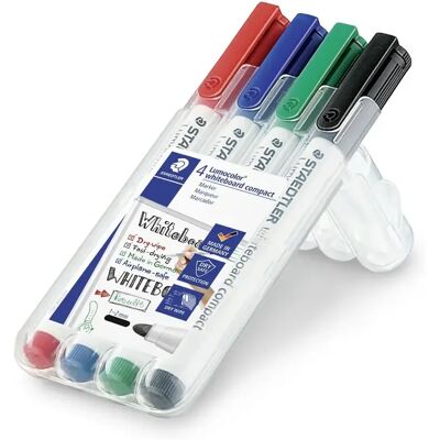 STAEDTLER WB Marker Lumocolor Compact ass (4) STAEDTLER WB Marker Lumocolor Compact ass (4)
