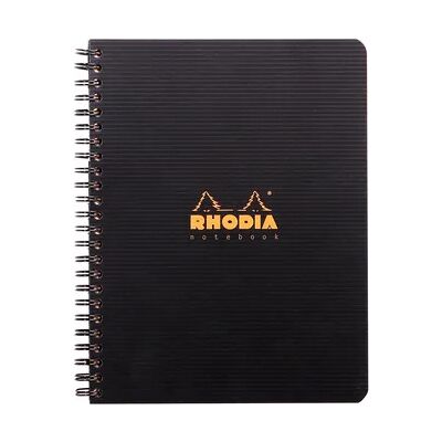 Rhodiactive A5+ Black PP ruled 80sh 90g Rhodiactive A5+ Black PP ruled 80sh 90g