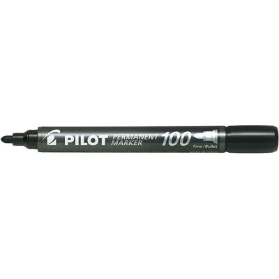 Pilot Permanent Marker 100 musta Fine Pilot Permanent Marker 100 musta Fine