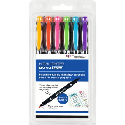 TOMBOW Highlighter MONO edge set ass (6) TOMBOW Highlighter MONO edge set ass (6)