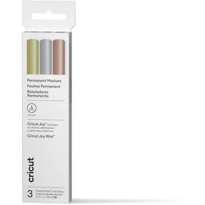 CRICUT Joy 1.0 kulta, hopea, kupari - Permanenttitussi CRICUT Joy 1.0 kulta, hopea, kupari - Permanenttitussi