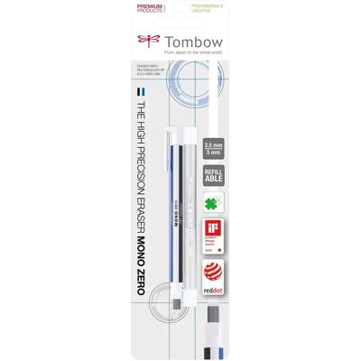 Tombow eraser pen MONO zero 2,5x5mm white blister Tombow eraser pen MONO zero 2,5x5mm white blister