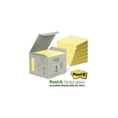 3M Post-it Notes 76x76 recycled yellow (6) 3M Post-it Notes 76x76 recycled yellow (6)