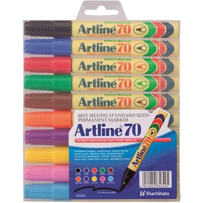 Artline 70 1,5 mm Monivärinen Permanent Marker - Marker Artline 70 1,5 mm Monivärinen Permanent Marker - Marker