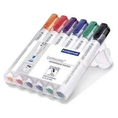 STAEDTLER WB Marker Lumocolor bullet 2mm ass (6) STAEDTLER WB Marker Lumocolor bullet 2mm ass (6)