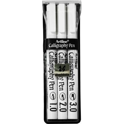 Artline Calligraphy Pen 3/set black Artline Calligraphy Pen 3/set black