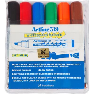 Artline 519 Whiteboard 6/set Artline 519 Whiteboard 6/set