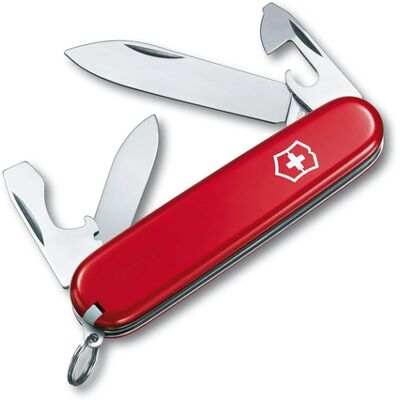 Victorinox Recruit -sveitsinlinkkuveitsi, punainen, 84 mm Victorinox Recruit -sveitsinlinkkuveitsi, punainen, 84 mm