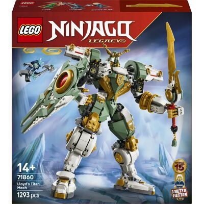 LEGO Ninjago Lloydin titaanirobotti – 15-vuotisjuhlamalli 71860 LEGO Ninjago Lloydin titaanirobotti – 15-vuotisjuhlamalli 71860