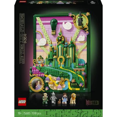 LEGO Wicked Emerald City taideteos 75685 LEGO Wicked Emerald City taideteos 75685