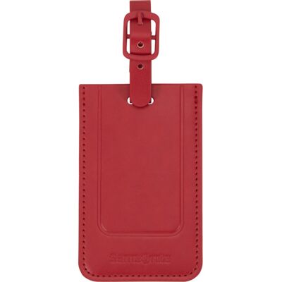 Samsonite TA Revolution Rectangle Polyuretaani -matkalaukkulappu, punainen Samsonite TA Revolution Rectangle Polyuretaani -matkalaukkulappu, punainen