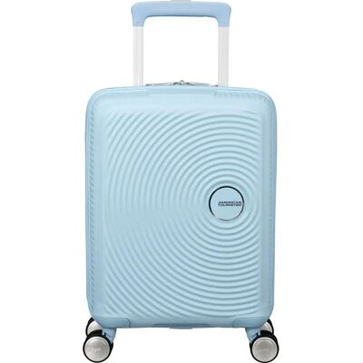 American Tourister Soundbox Mini Spinner 47 cm polypropeeni -lastenmatkalaukku, pastellinsininen American Tourister Soundbox Mini Spinner 47 cm polypropeeni -lastenmatkalaukku, pastellinsininen