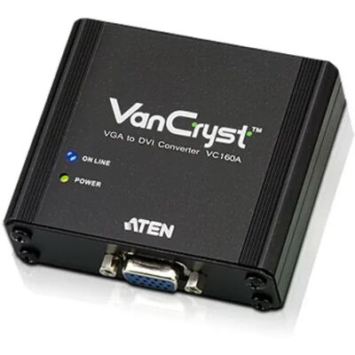 ATEN VGA to DVI Converter -adapteri, Musta ATEN VGA to DVI Converter -adapteri, Musta