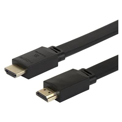 DELTACO HDMI-kaapeli, 48G, 3 m, musta, litteä HU-30-FLAT Vastaa: N/A DELTACO HDMI-kaapeli, 48G, 3 m, musta, litteä HU-30-FLAT Vastaa: N/A