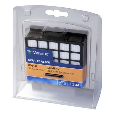 Menalux F 204 - 12 HEPA-suodinta Siemens VS06G Z3 Z4, Bosch BSG 6/ BSGL 30/40 Menalux F 204 - 12 HEPA-suodinta Siemens VS06G Z3 Z4, Bosch BSG 6/ BSGL 30/40