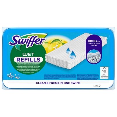 Swiffer Swiffer Lattianpesulaput Wet Citrus 24-pakkaus 8006530150941 Vastaa: N/A Swiffer Swiffer Lattianpesulaput Wet Citrus 24-pakkaus 8006530150941 Vastaa: N/A